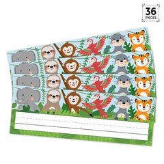 Jungle Friends Name Plates-Nameplates & Name Tags-Tools 4 Teaching-Classroom Decor and More