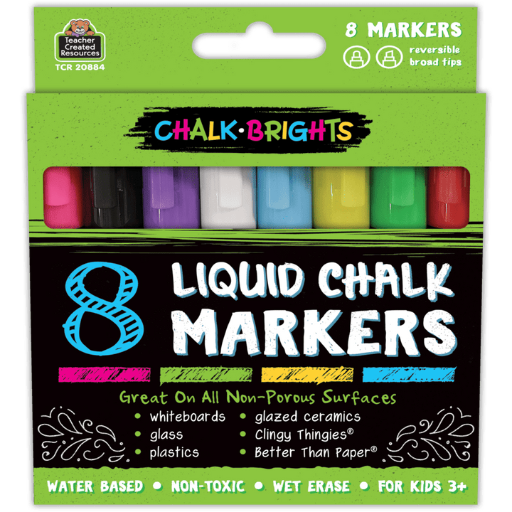 Chalk Brights Liquid Chalk Markers-Art Supplies-Tools 4 Teaching-Classroom Decor and More
