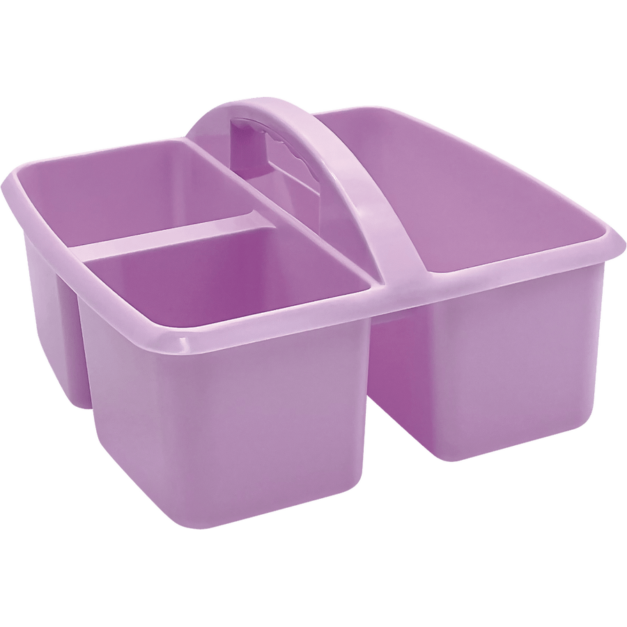 Plastic Storage Caddy: Lavender-Organization-Tools 4 Teaching-Classroom Decor and More
