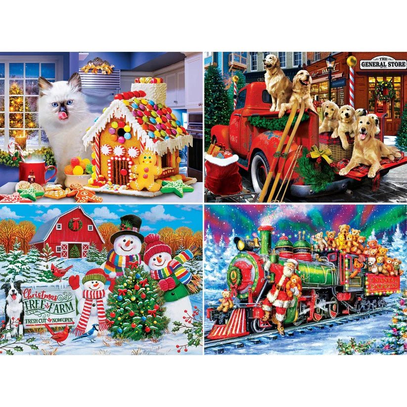 Seasons Greetings 4 pack Puzzles - Tools 4 Teaching