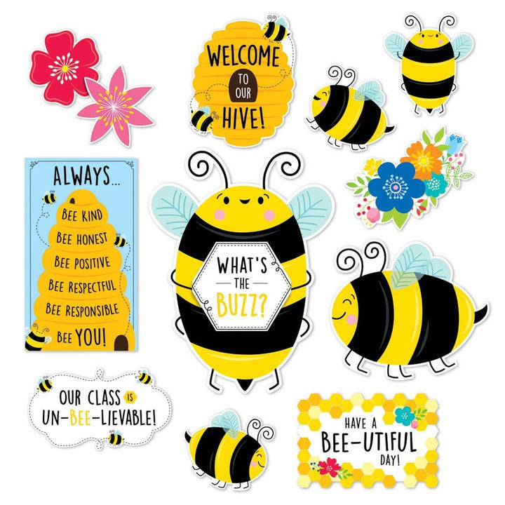 Busy Bees Bulletin Board Set-Bulletin Board Sets-Tools 4 Teaching-Classroom Decor and More