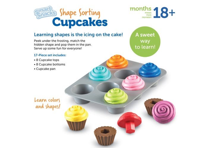 Smart Snacks® Shape Sorting Cupcakes-Baby & Toddler-Tools 4 Teaching-Classroom Decor and More