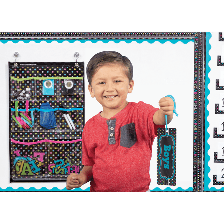 Chalkboard Brights Magnetic Boys Pass-Hall Passes-Tools 4 Teaching-Classroom Decor and More