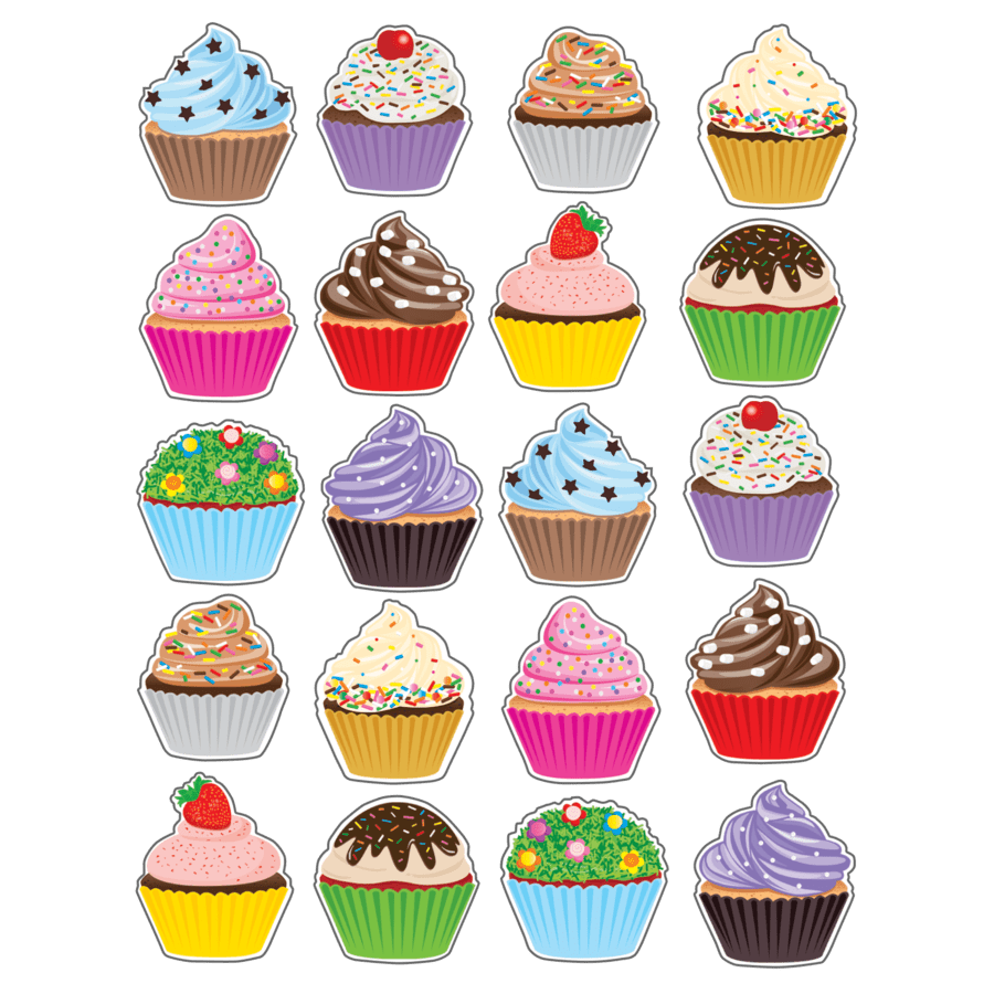 Cupcake Stickers-Stickers-Tools 4 Teaching-Classroom Decor and More