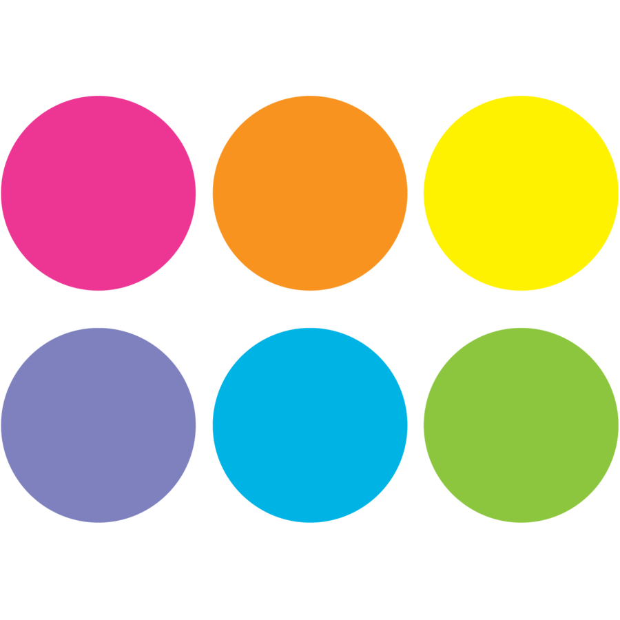 Spot On Carpet Markers Bright Circles - 4"-Classroom Essentials-Tools 4 Teaching-Classroom Decor and More