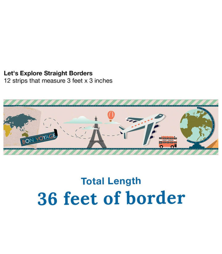 Let's Explore: Let's Explore Straight Bulletin Board Borders-Borders-Tools 4 Teaching-Classroom Decor and More