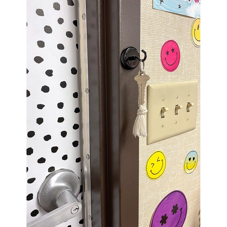 Black and White Magnetic Hooks-Teaching Materials-Tools 4 Teaching-Classroom Decor and More