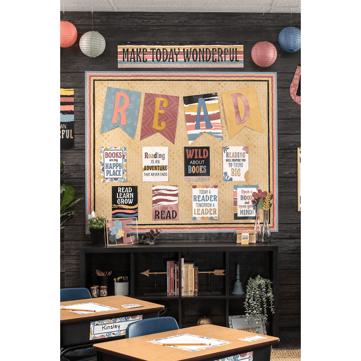 Wonderfully Wild Stripes Straight Border Trim-Borders-Tools 4 Teaching-Classroom Decor and More