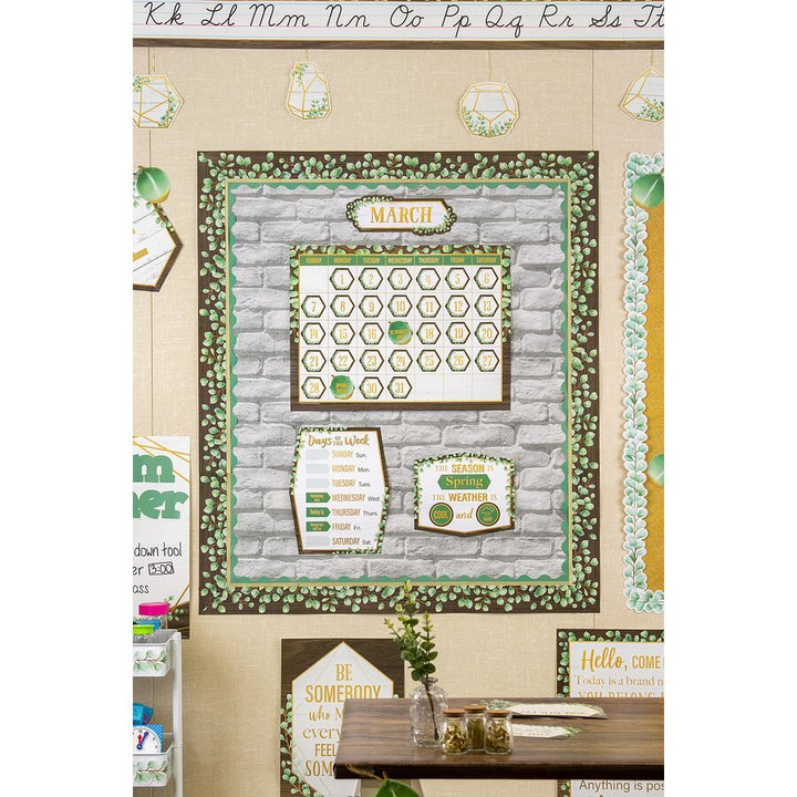 Better Than Paper® Bulletin Board Roll: White Brick-Bulletin Board Paper - Better Than Paper-Tools 4 Teaching-Classroom Decor and More