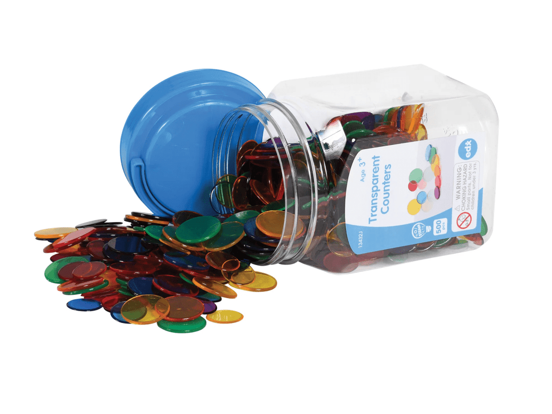 Transparent Counters-Numbers, Counting & Sorting-Tools 4 Teaching-Classroom Decor and More