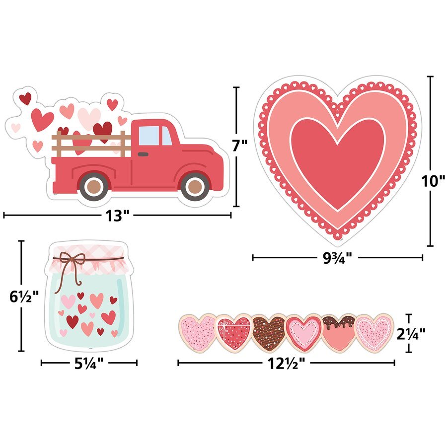 Valentine's Day Create and Decorate Quick Kit-Tools 4 Teaching-Classroom Decor and More