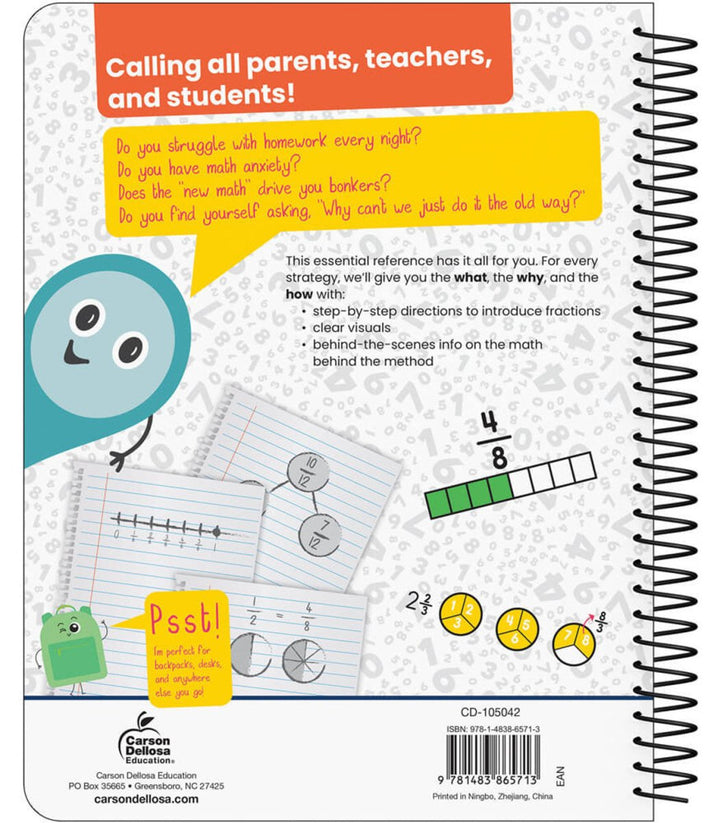 Intro to Fractions Resource Book Grade 2-4 Spiral-Math Books-Tools 4 Teaching-Classroom Decor and More