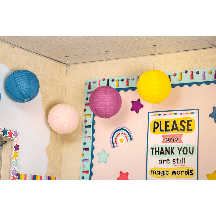 Oh Happy Day 8" Paper Lanterns-Lanterns-Tools 4 Teaching-Classroom Decor and More