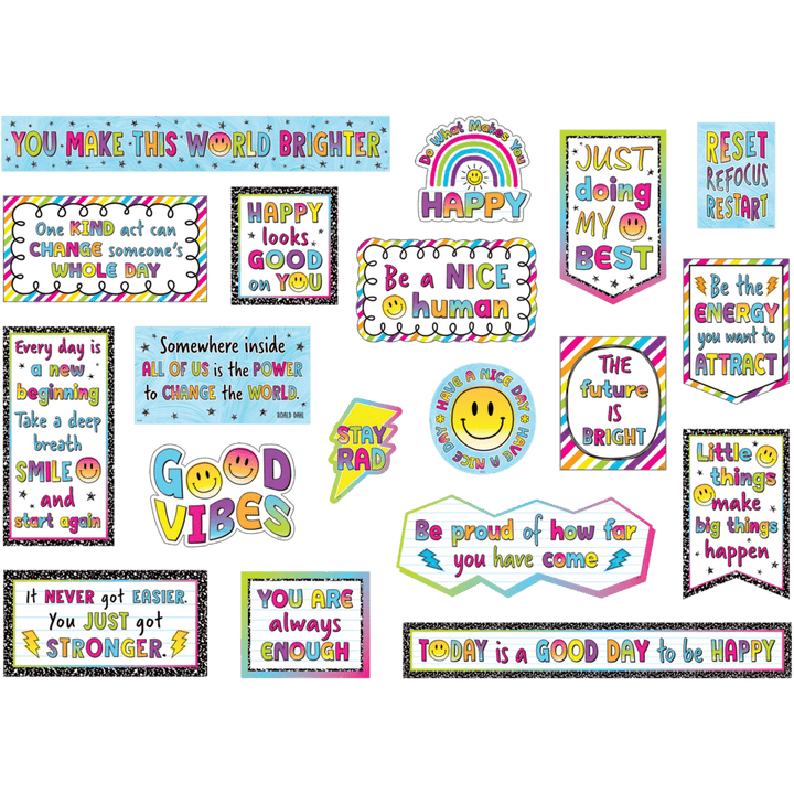 Brights 4Ever Mini Bulletin Board-Mini Bulletin Boards-Tools 4 Teaching-Classroom Decor and More
