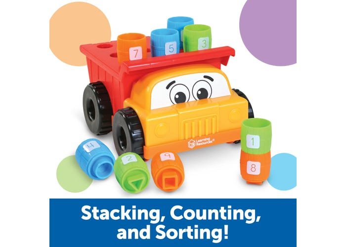 Tony the Peg Stacker Dump Truck-Fine Motor-Tools 4 Teaching-Classroom Decor and More