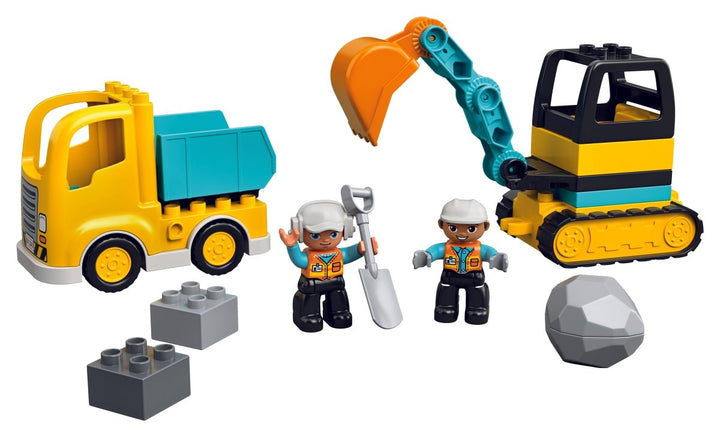 LEGO® DUPLO® Truck & Tracked Excavator-LEGO-Tools 4 Teaching-Classroom Decor and More