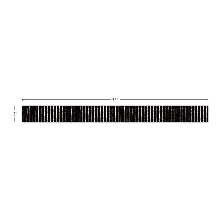 Black with White Pinstripes Straight Border Trim-Borders-Tools 4 Teaching-Classroom Decor and More