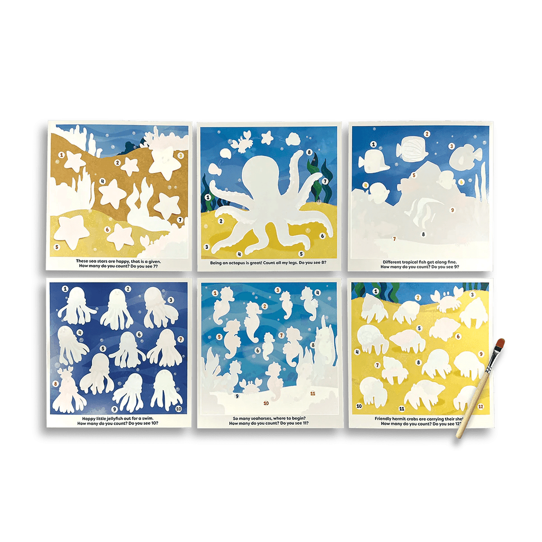 Water Amaze Water Reveal Boards - Under The Sea-Craft Activity-Tools 4 Teaching-Classroom Decor and More