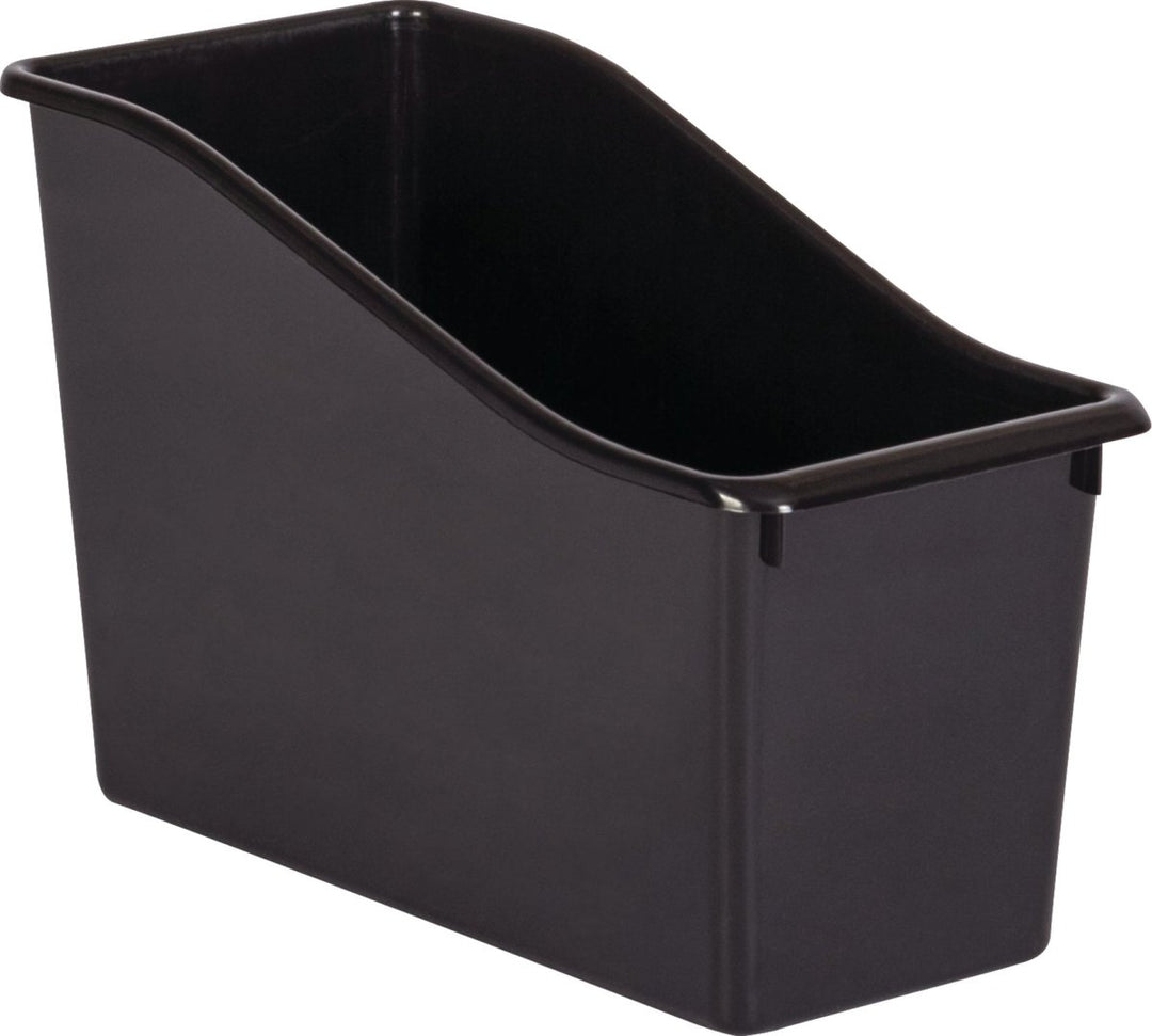 Plastic Book Bin: Black-Organization-Tools 4 Teaching-Classroom Decor and More