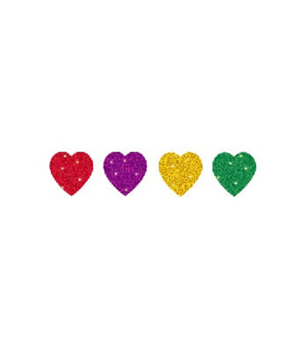 Multicolored Hearts, Multicolor Chart Seals-Stickers-Tools 4 Teaching-Classroom Decor and More