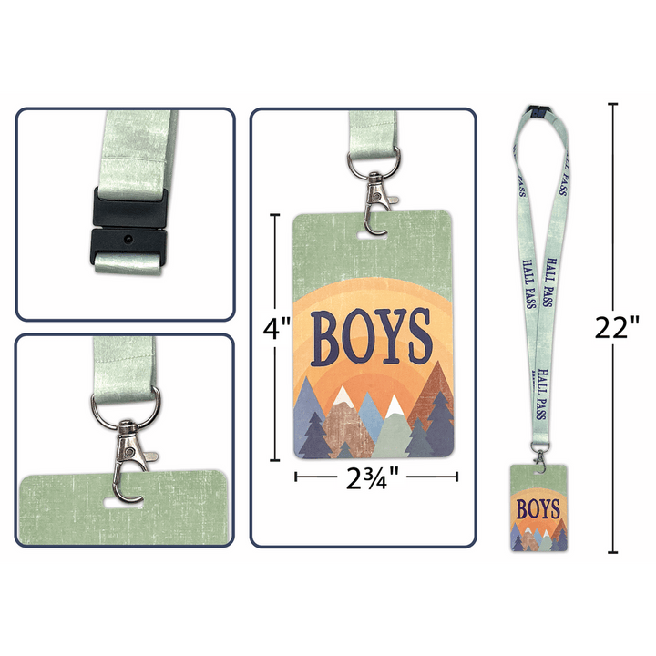 Moving Mountains Hall Pass Lanyards-Hall Passes-Tools 4 Teaching-Classroom Decor and More