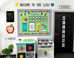 Core Decor Doodle Lightbulbs Border-Borders-Tools 4 Teaching-Classroom Decor and More