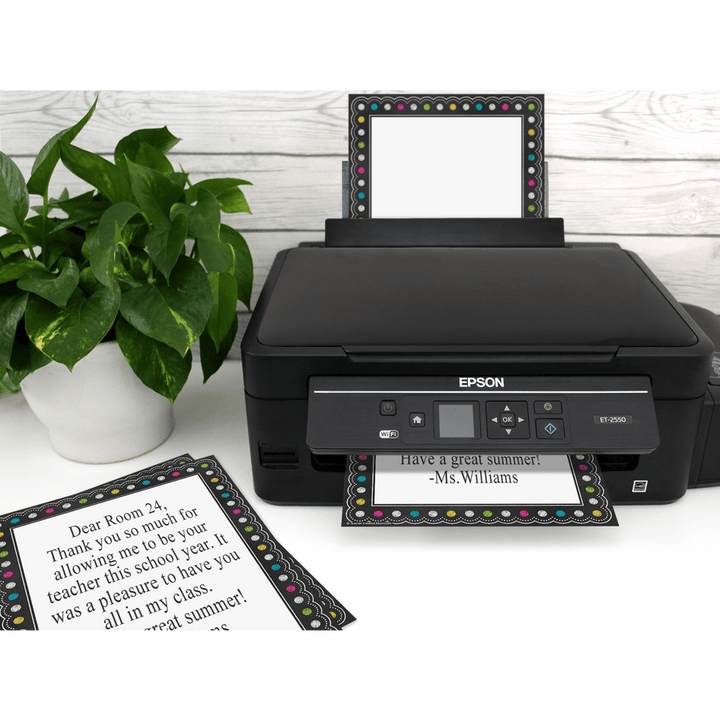 Chalkboard Brights Computer Paper-Computer Paper-Tools 4 Teaching-Classroom Decor and More