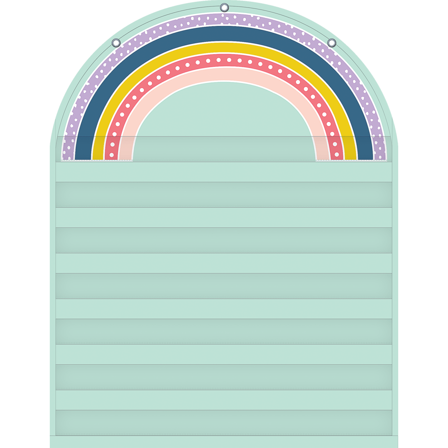 Oh Happy Day Rainbow 7 Pocket Chart-Charts-Tools 4 Teaching-Classroom Decor and More