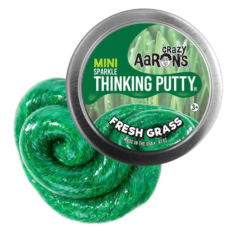 Crazy Aaron's® - Mini Sparkle Thinking Putty® (Fresh Grass)-Thinking Putty-Tools 4 Teaching-Classroom Decor and More