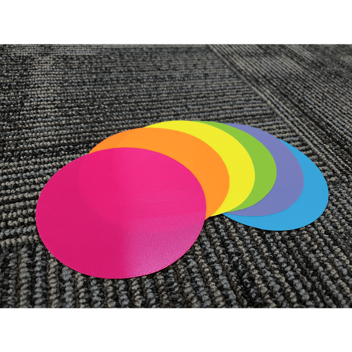 Spot On Carpet Markers Bright Circles - 4"-Classroom Essentials-Tools 4 Teaching-Classroom Decor and More