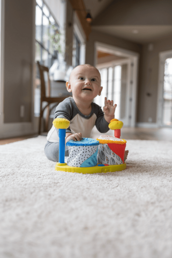 Lamaze Squeeze Beats First Drum Set-Baby & Toddler-Tools 4 Teaching-Classroom Decor and More
