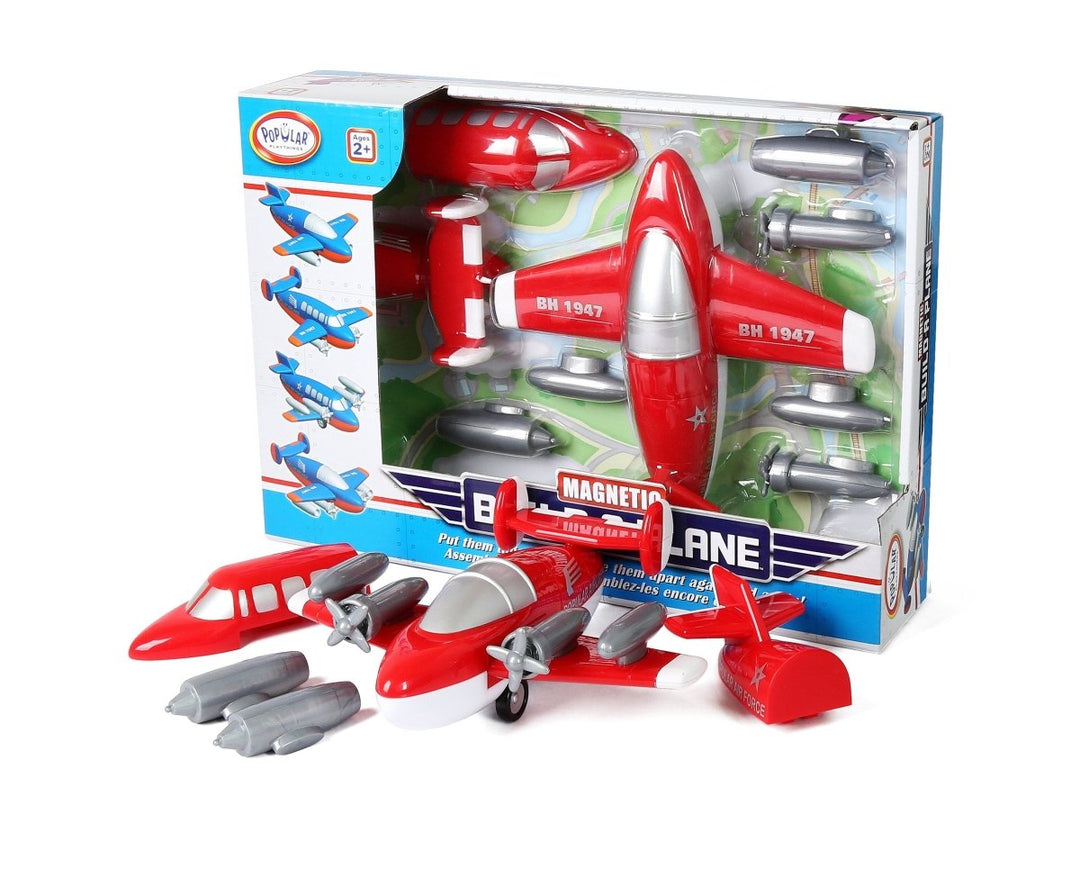 Magnetic Build-A-Plane (Assorted Colors)-Vehicles & Construction-Tools 4 Teaching-Classroom Decor and More