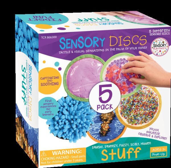 Sensory Playtivity Sensory Discs (Set of 5)-Fidgets-Tools 4 Teaching-Classroom Decor and More