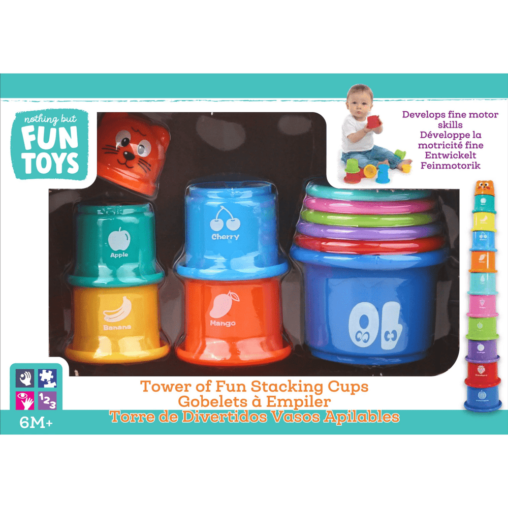 Tower of Fun Stacking Cups-Baby & Toddler-Tools 4 Teaching-Classroom Decor and More