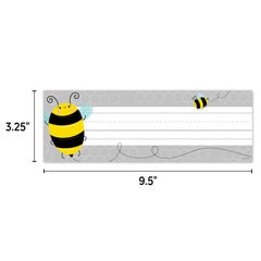 Busy Bees Bees Name Plates-Nameplates & Name Tags-Tools 4 Teaching-Classroom Decor and More