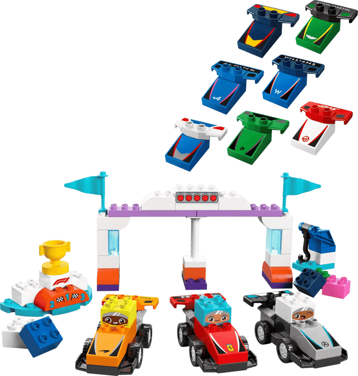 LEGO® DUPLO® F1® Team Race Cars & Drivers-LEGO-Tools 4 Teaching-Classroom Decor and More
