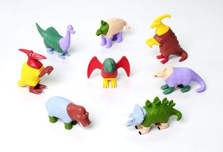 MINI Magnetic Mix or Match Dinosaurs Deluxe-Vehicles & Construction-Tools 4 Teaching-Classroom Decor and More