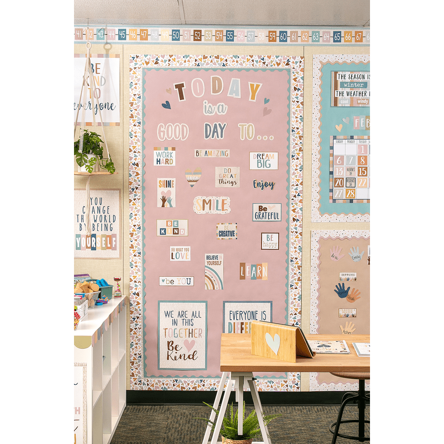 Everyone is Welcome Number Line (-20 to +120) Bulletin Board-Bulletin Board Sets-Tools 4 Teaching-Classroom Decor and More