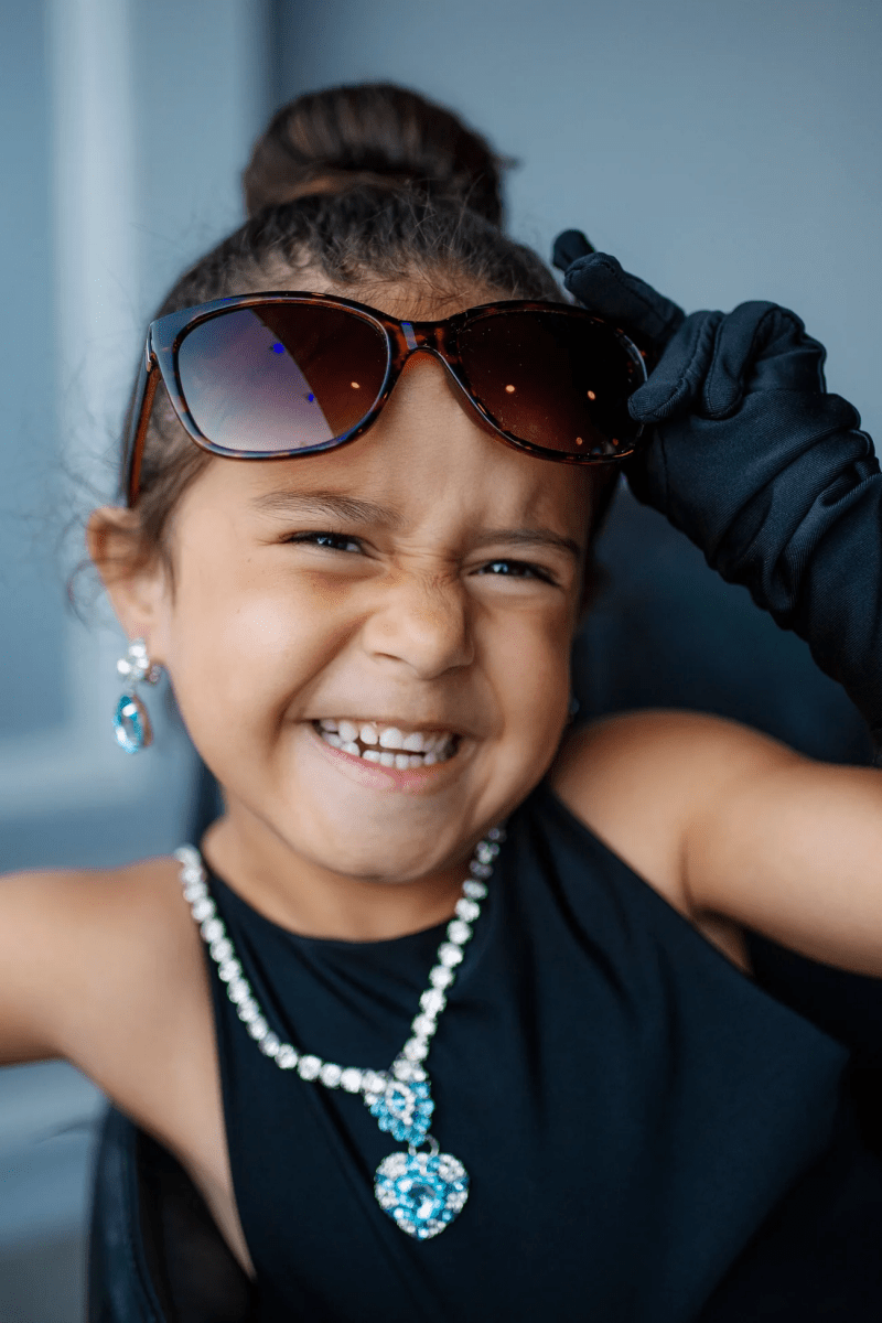 The Marilyn, Blue/Silver 4 Piece Set-Dress Up & Jewelry-Tools 4 Teaching-Classroom Decor and More