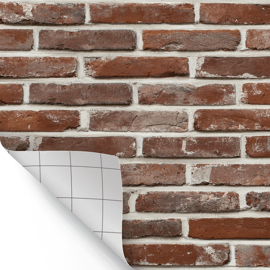 Red Brick Peel and Stick Decorative Paper-Bulletin Board Paper - Fadeless-Tools 4 Teaching-Classroom Decor and More
