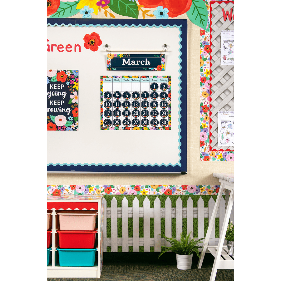 Wildflowers Calendar Chart-Calendars-Tools 4 Teaching-Classroom Decor and More