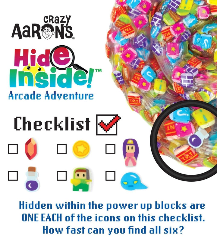 Crazy Aaron's® - Hide Inside!™ Arcade Adventure Thinking Putty®-Thinking Putty-Tools 4 Teaching-Classroom Decor and More