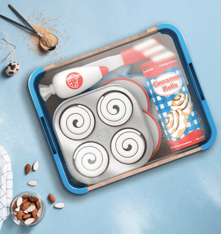 Pretendables Cinnamon Roll Set-Play Food-Tools 4 Teaching-Classroom Decor and More