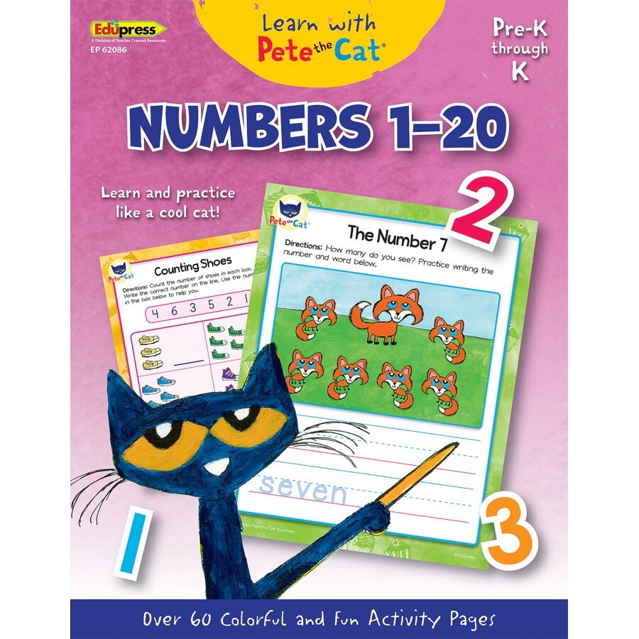 Learn with Pete the Cat: Numbers 1-20-Math Books-Tools 4 Teaching-Classroom Decor and More