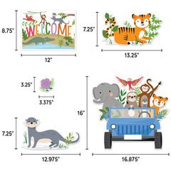 Jungle Friends Bulletin Board-Bulletin Board Sets-Tools 4 Teaching-Classroom Decor and More