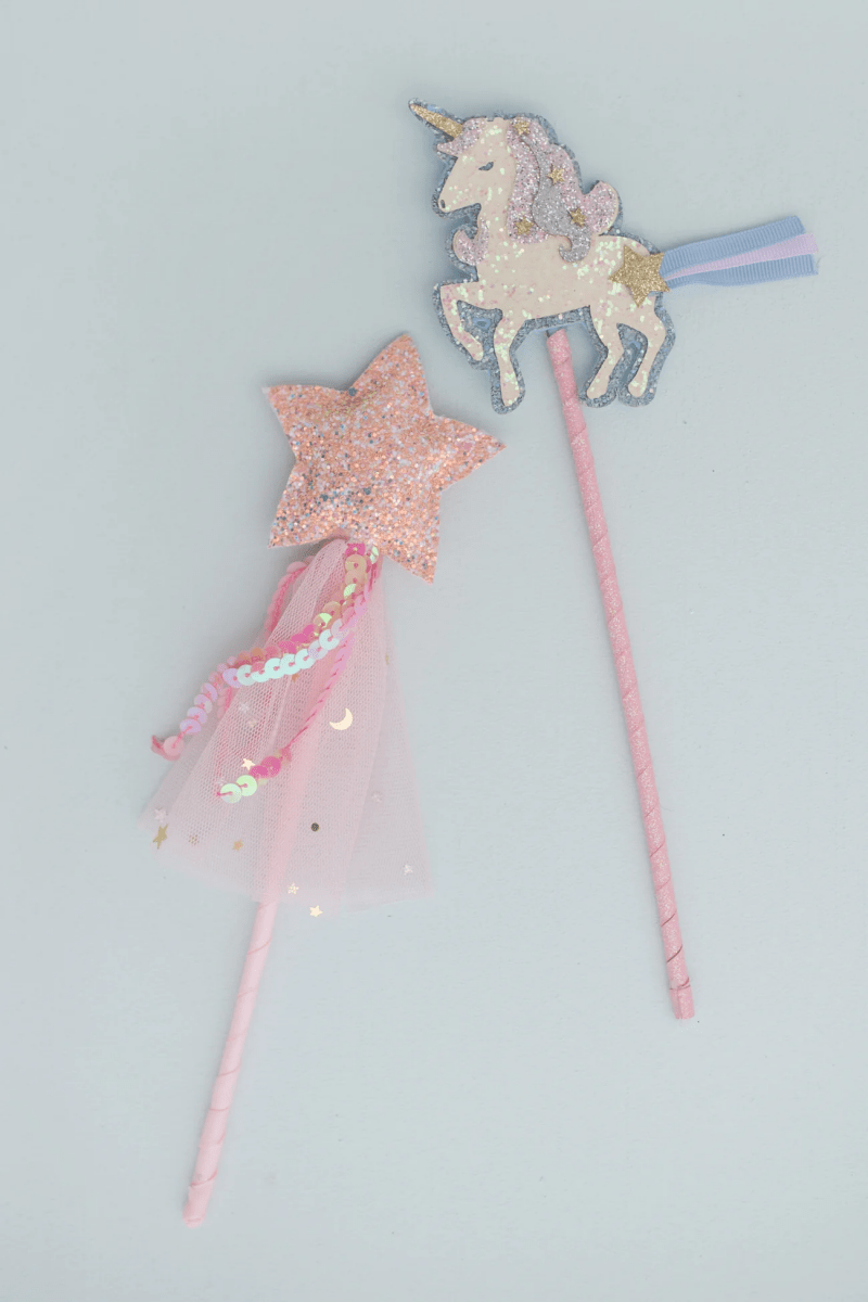 Boutique Unicorn Star Wands, Assorted-Dress Up & Jewelry-Tools 4 Teaching-Classroom Decor and More