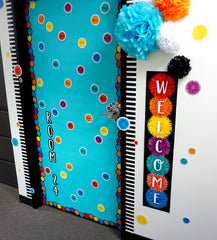 Pom Poms EZ Border-Borders-Tools 4 Teaching-Classroom Decor and More