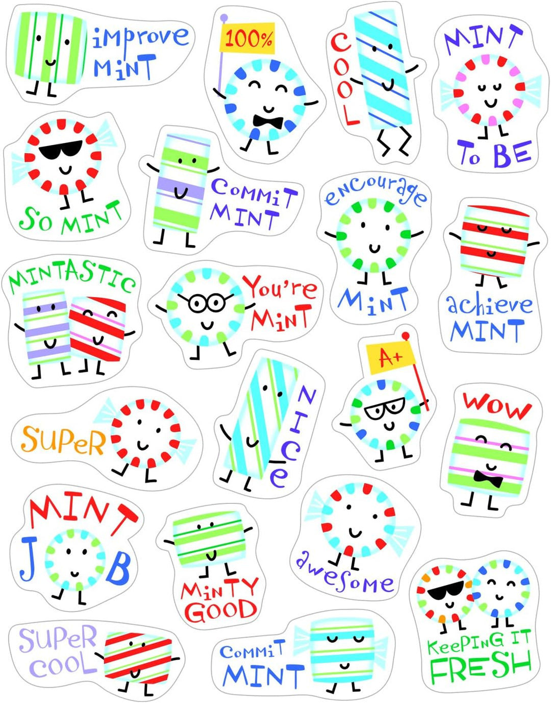 Mint Scented Stickers-Stickers-Tools 4 Teaching-Classroom Decor and More