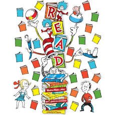 Dr. Seuss Reading Door Decor-Mini Bulletin Boards-Tools 4 Teaching-Classroom Decor and More