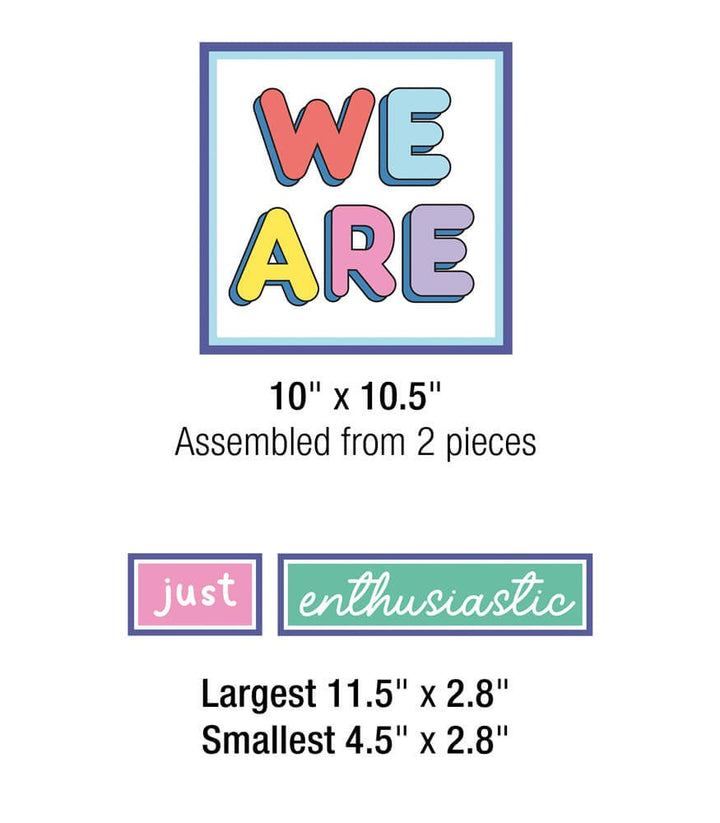 We Stick Together Motivational Pre-punched Bulletin Board Set Grade K-8-Bulletin Board Sets-Tools 4 Teaching-Classroom Decor and More